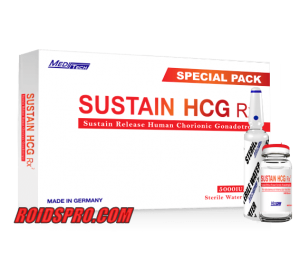 Sustain HCG Rx2 5000 IU x 3 vial set for sale - Meditech 